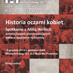 „Historia oczami kobiet” – spotkanie z cyklu KARTY HISTORII