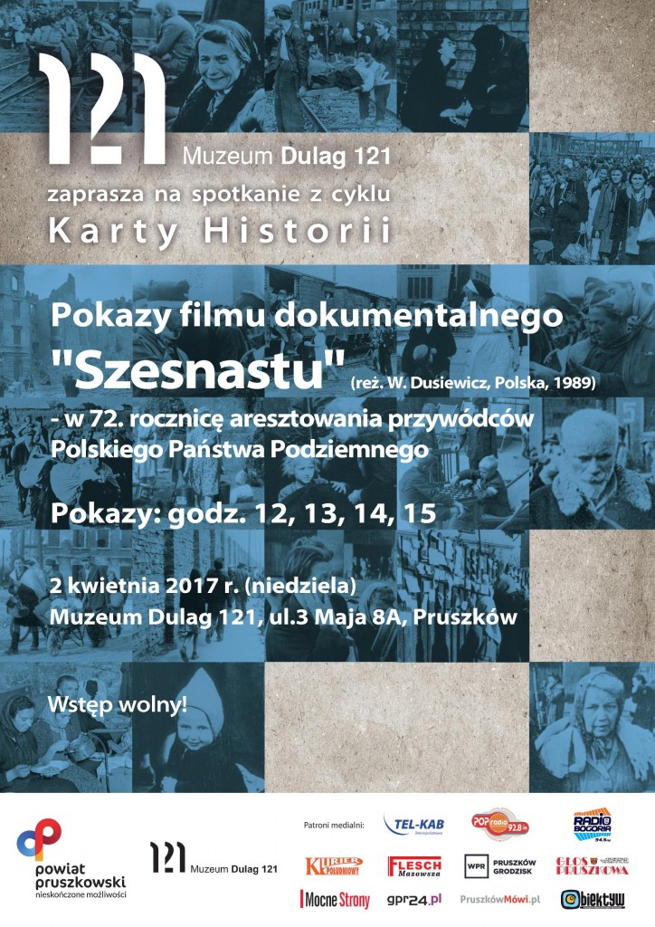 plakat pokazy filmowe