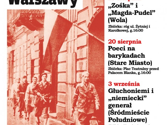 Cykl spacerów „Niedzielne wyprawy szlakiem powstańczej Warszawy” Aktualności